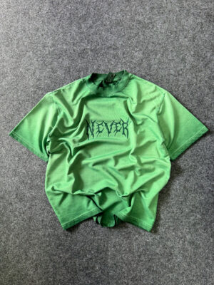 Oversized Vintage Faded Tee – Green